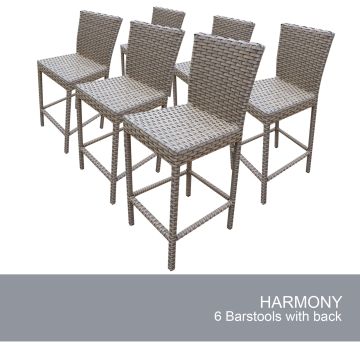 6 Harmony Barstools w/ Back