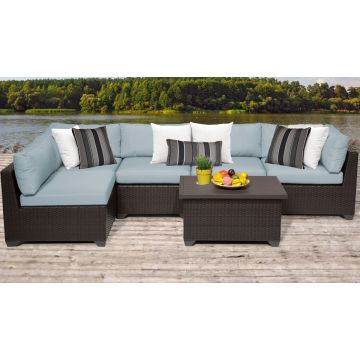 Premier 6 Piece Outdoor Wicker Patio Furniture Set 06a