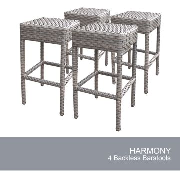 4 Harmony Backless Barstools