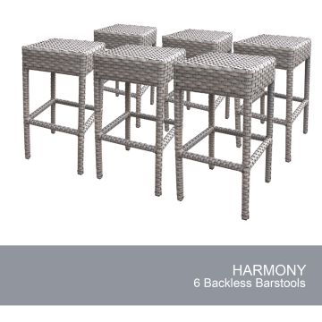 6 Harmony Backless Barstools