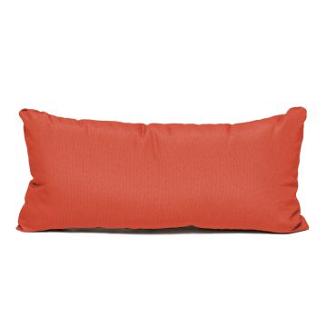 Tangerine Outdoor Throw Pillows Rectangle