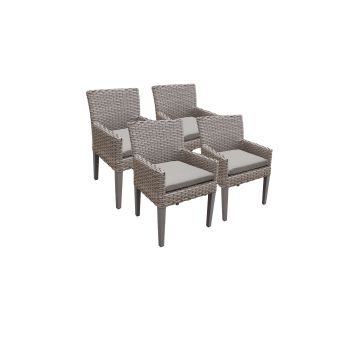 4 Hampton Dining Chairs With Arms