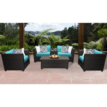 Bermuda 6 Piece Outdoor Wicker Patio Furniture Set 06d