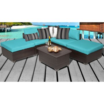 Premier 6 Piece Outdoor Wicker Patio Furniture Set 06c