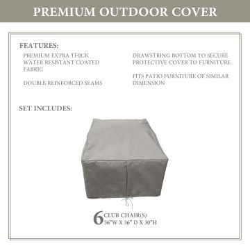 kathy ireland Homes & Gardens RIVER-06w Protective Cover Set