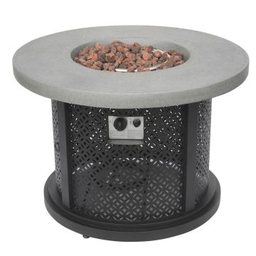 TK Classics Round Fire Pit Table