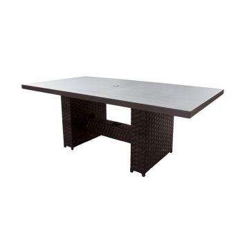 kathy ireland® Homes & Gardens River Brook Rectangular Patio Dining Table by TK Classics®