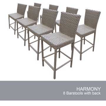 8 Harmony Barstools w/ Back