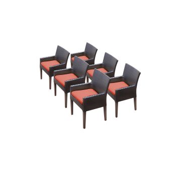 6 Pluto / Saturn Dining Chairs With Arms