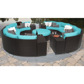 Bermuda 11 Piece Outdoor Wicker Patio Furniture Set 11b