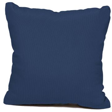 Navy Outdoor Throw Pillows Square