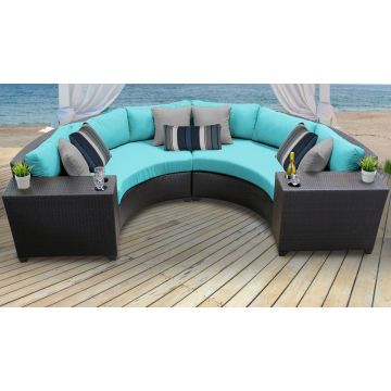 Bermuda 4 Piece Outdoor Wicker Patio Furniture Set 04c