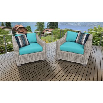 Pacific 2 Piece Outdoor Wicker Patio Furniture Set 02b