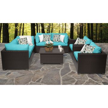 Premier 7 Piece Outdoor Wicker Patio Furniture Set 07c