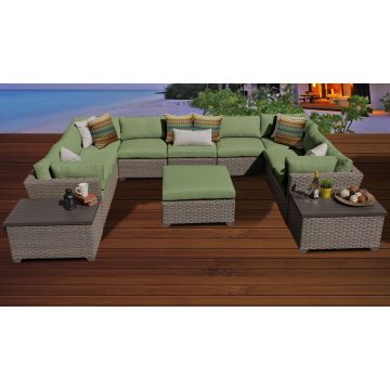 Hampton 12 Piece Outdoor Wicker Patio Furniture Set 12a