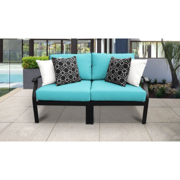 kathy ireland Madison Ave. 2 Piece Outdoor Aluminum Patio Furniture Set 02a