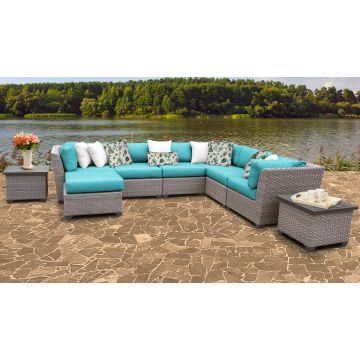 Catalina 9 Piece Outdoor Wicker Patio Furniture Set 09c