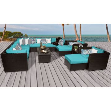 Bermuda 13 Piece Outdoor Wicker Patio Furniture Set 13a