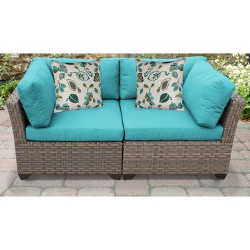 Hampton 2 Piece Outdoor Wicker Patio Furniture Set 02a