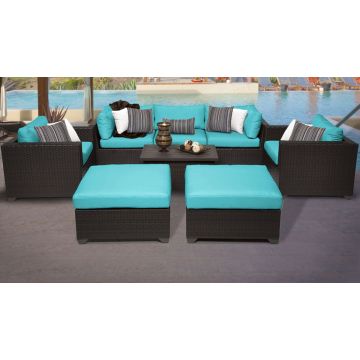 Premier 8 Piece Outdoor Wicker Patio Furniture Set 08a