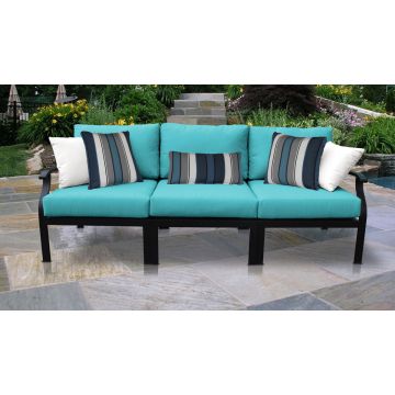 kathy ireland Madison Ave. 3 Piece Outdoor Aluminum Patio Furniture Set 03c