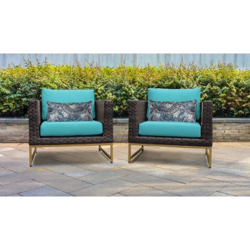 Belmont 2 Piece Outdoor Wicker Patio Furniture Set 02b