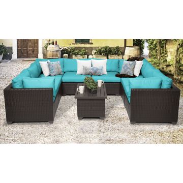 Premier 9 Piece Outdoor Wicker Patio Furniture Set 09a