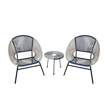 TK Classics Outdoor 3 Piece Outdoor Conversation Set