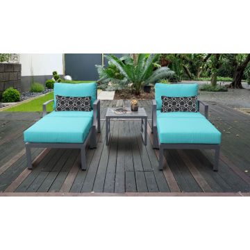 Rosemont 5 Piece Outdoor Aluminum Patio Furniture Set 05b