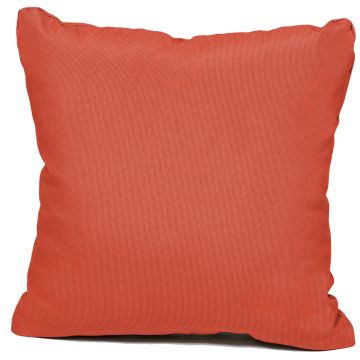 Tangerine Outdoor Throw Pillows Square