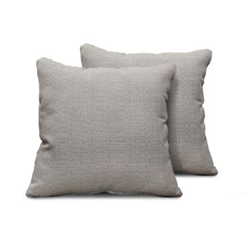 Ash Outdoor Throw Pillows Square Set of 2