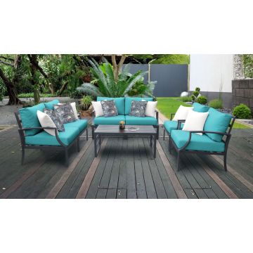 Rosemont 7 Piece Outdoor Aluminum Patio Furniture Set 07e