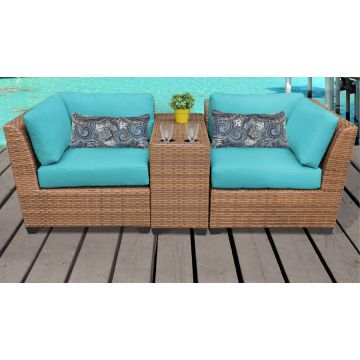 Tuscan 3 Piece Outdoor Wicker Patio Furniture Set 03b