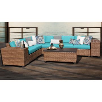 Tuscan 9 Piece Outdoor Wicker Patio Furniture Set 09b