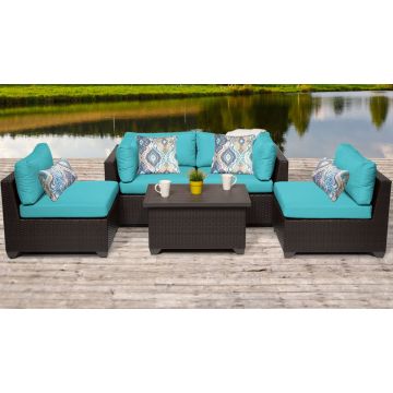 Premier 5 Piece Outdoor Wicker Patio Furniture Set 05c