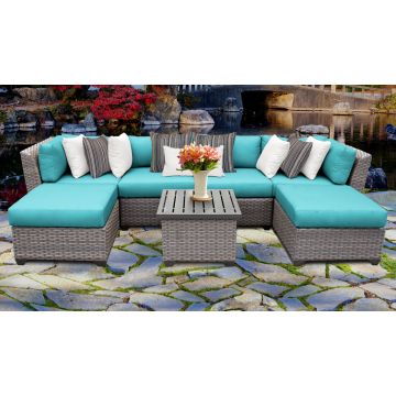 Catalina 7 Piece Outdoor Wicker Patio Furniture Set 07a