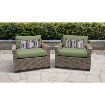 Hampton 2 Piece Outdoor Wicker Patio Furniture Set 02b