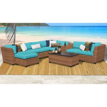 Tuscan 10 Piece Outdoor Wicker Patio Furniture Set 10b