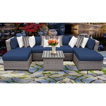 Catalina 7 Piece Outdoor Wicker Patio Furniture Set 07a