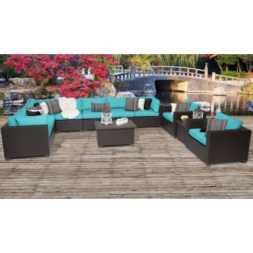 Premier 11 Piece Outdoor Wicker Patio Furniture Set 11a