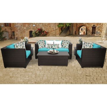 Bermuda 7 Piece Outdoor Wicker Patio Furniture Set 07d