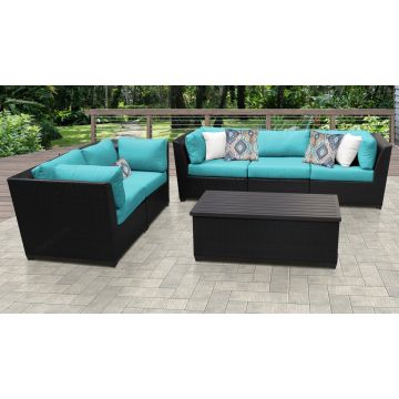 Bermuda 6 Piece Outdoor Wicker Patio Furniture Set 06p